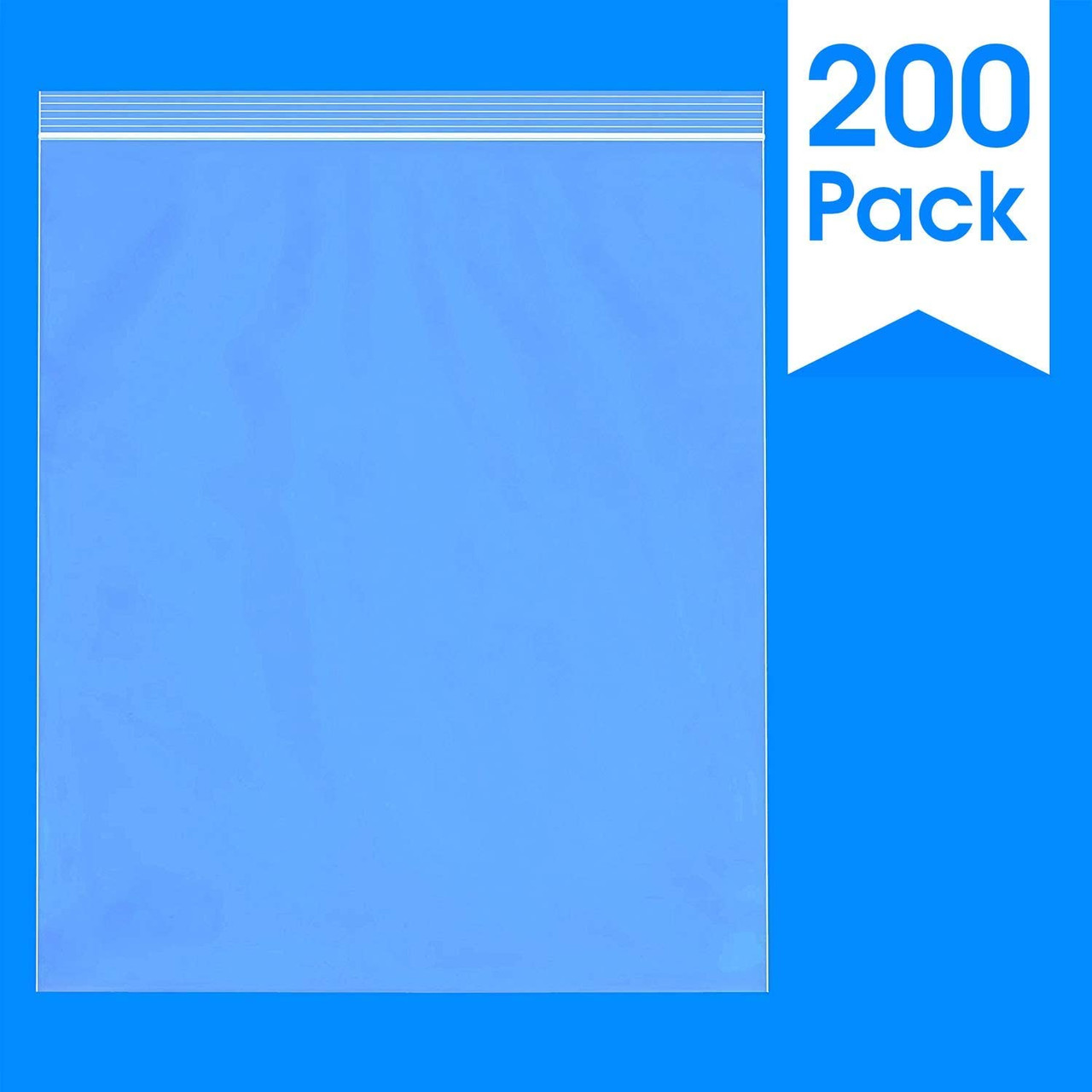 clear reclosable zipper bag