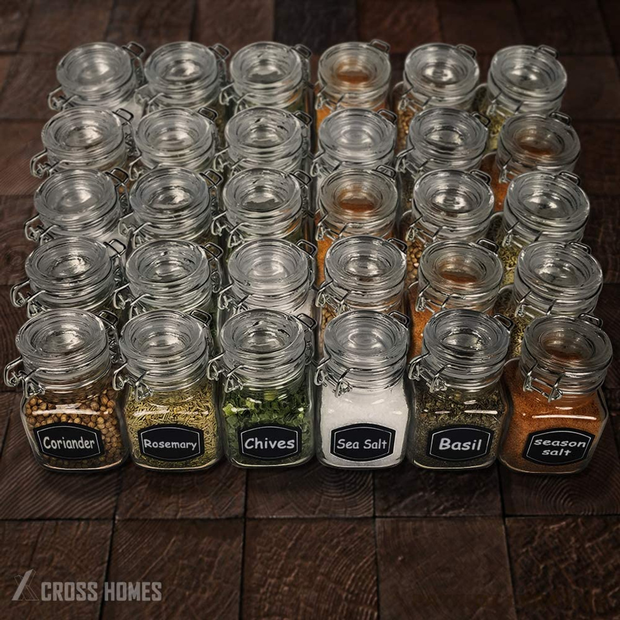 Airtight 4oz Glass Spice Jar – The Cook's Nook