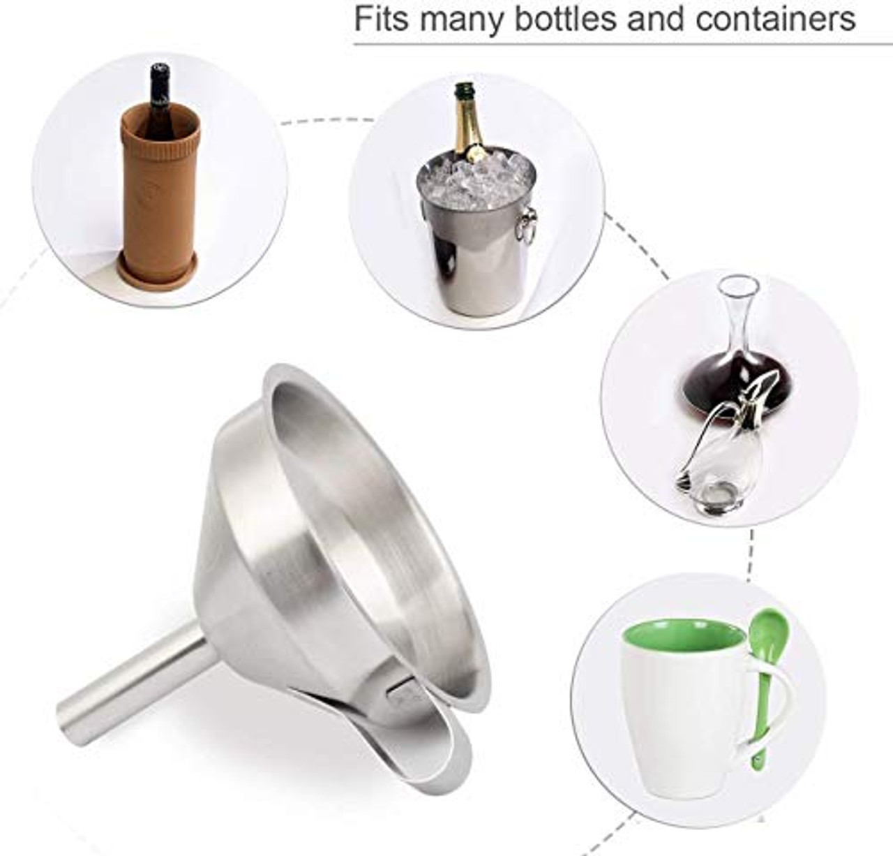 304 Stainless Steel One-Piece Measuring Cup European Wine