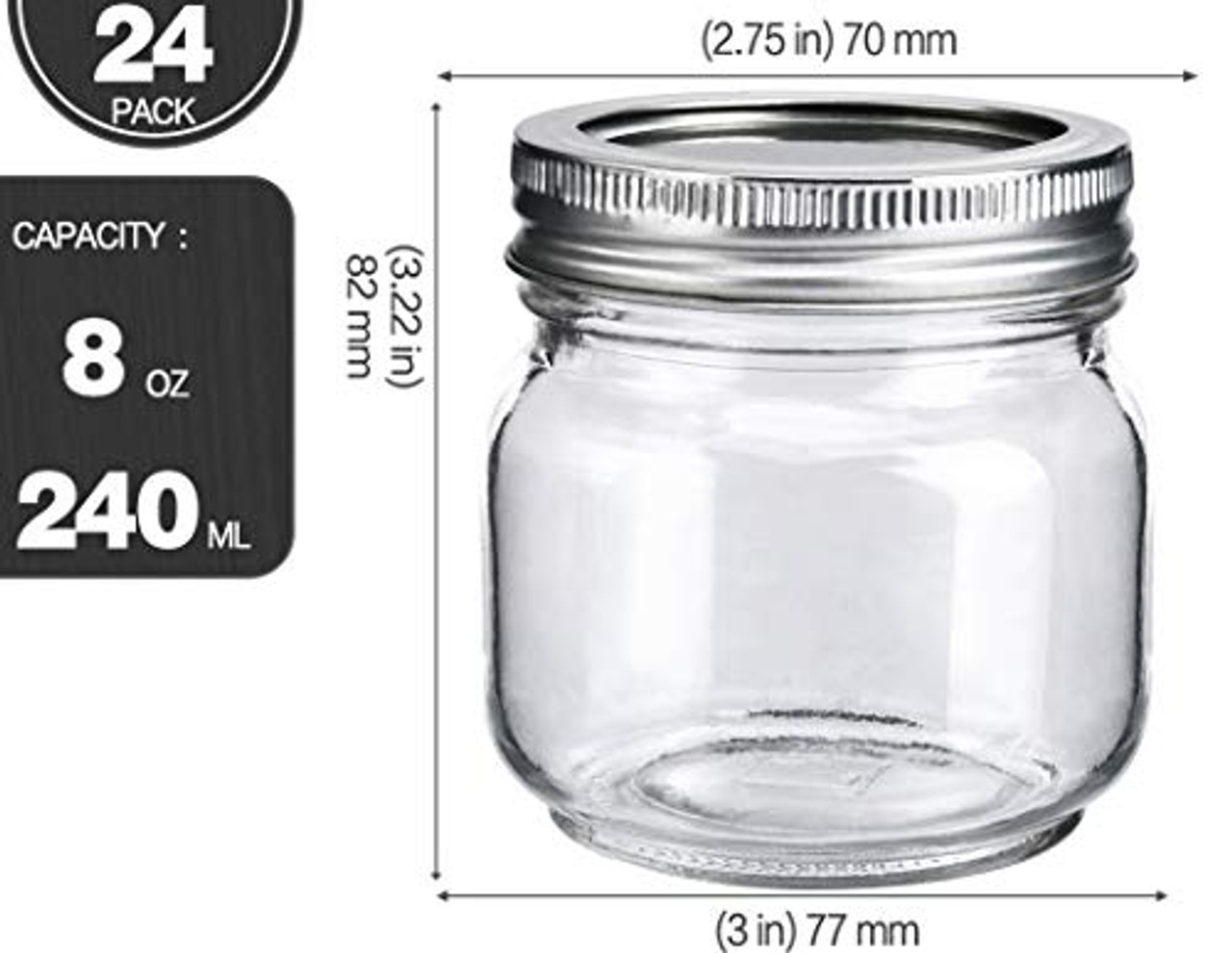 Superlele 30pcs 1.5oz Hexagon Mini Glass Jars with Gold Lids, Honey Jars  Small Spice Jars For Herbs with 80pcs Stickers, 2pcs Brush for Spices,  Gifts