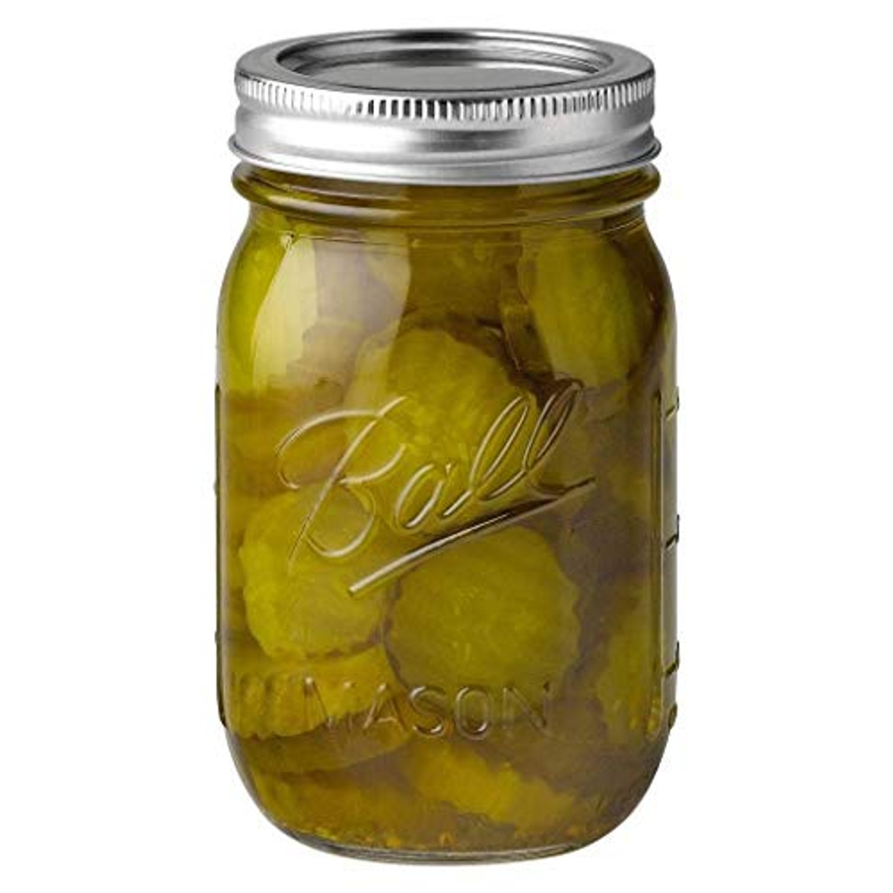  Regular Mouth Mason Jars 16 oz - (4 Pack) - Ball Regular Mouth  Pint 16-Ounces Mason Jars With Airtight lids and Bands - For Canning,  Fermenting, Pickling, Freezing, Storage + M.E.M