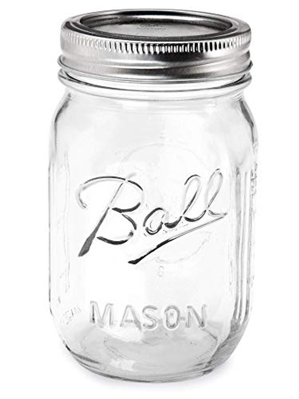 Ball 32 oz Smooth-Sided Glass Mason Jar with Lid and Band