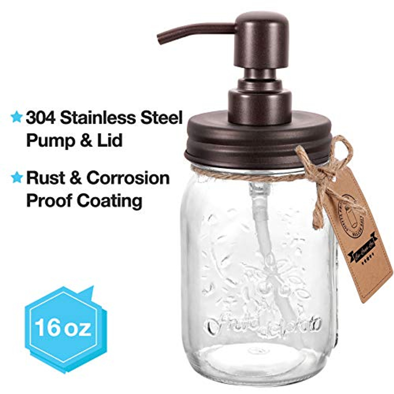 Foam Dispenser 12 oz, Ceramic Hand Pump Dispenser Beige Foaming Soap  Dispenser Dish Liquid Dispenser for Kitchen Bathroom Hand Wash Bottle