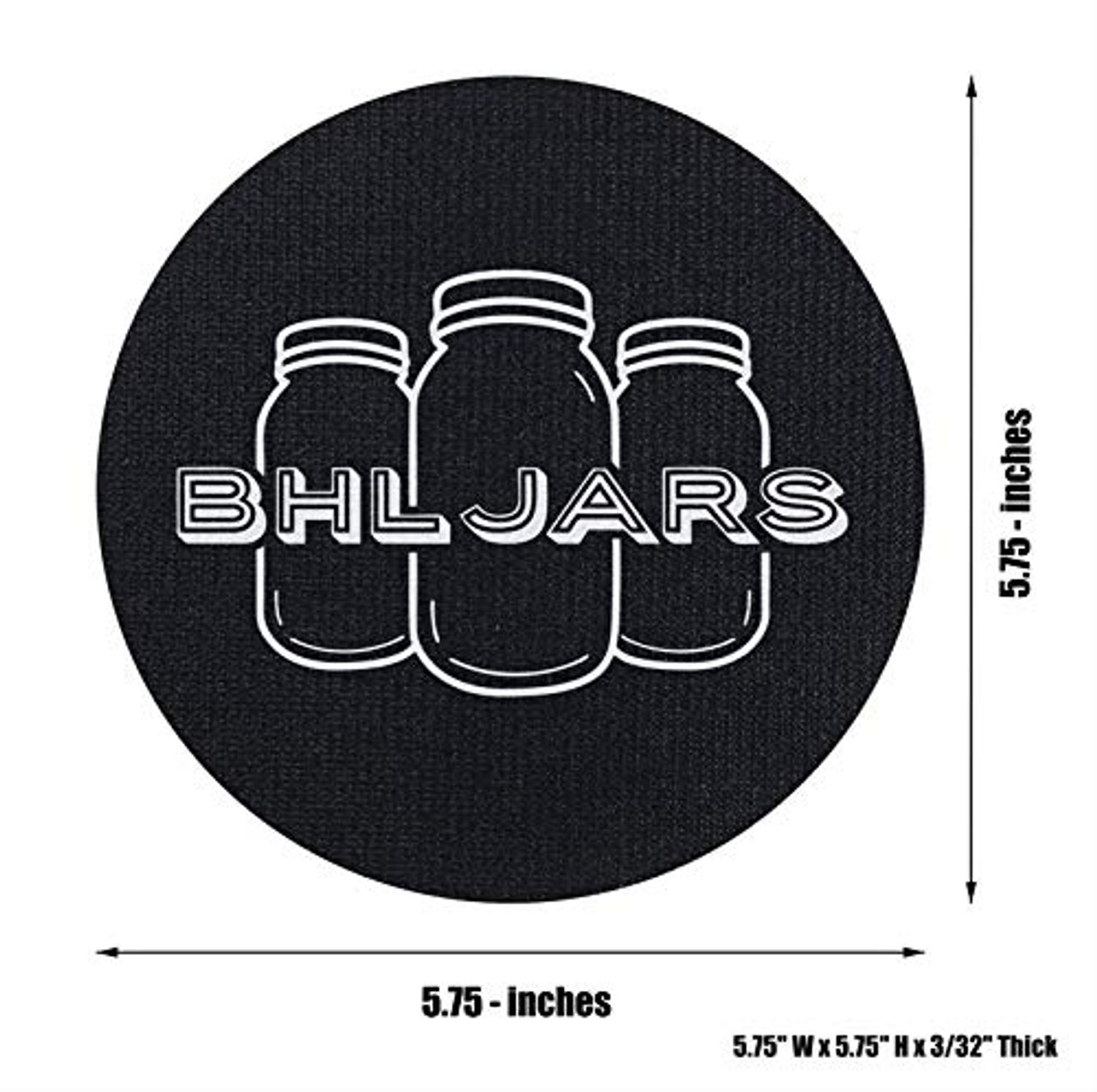 BHL JARS Regular Mouth Mason Jars 16 oz Bundle with Non Slip Jar Opener  brand Set of 6-16 Ounce Size Mason Jars with Regular Mouth - Canning Glass