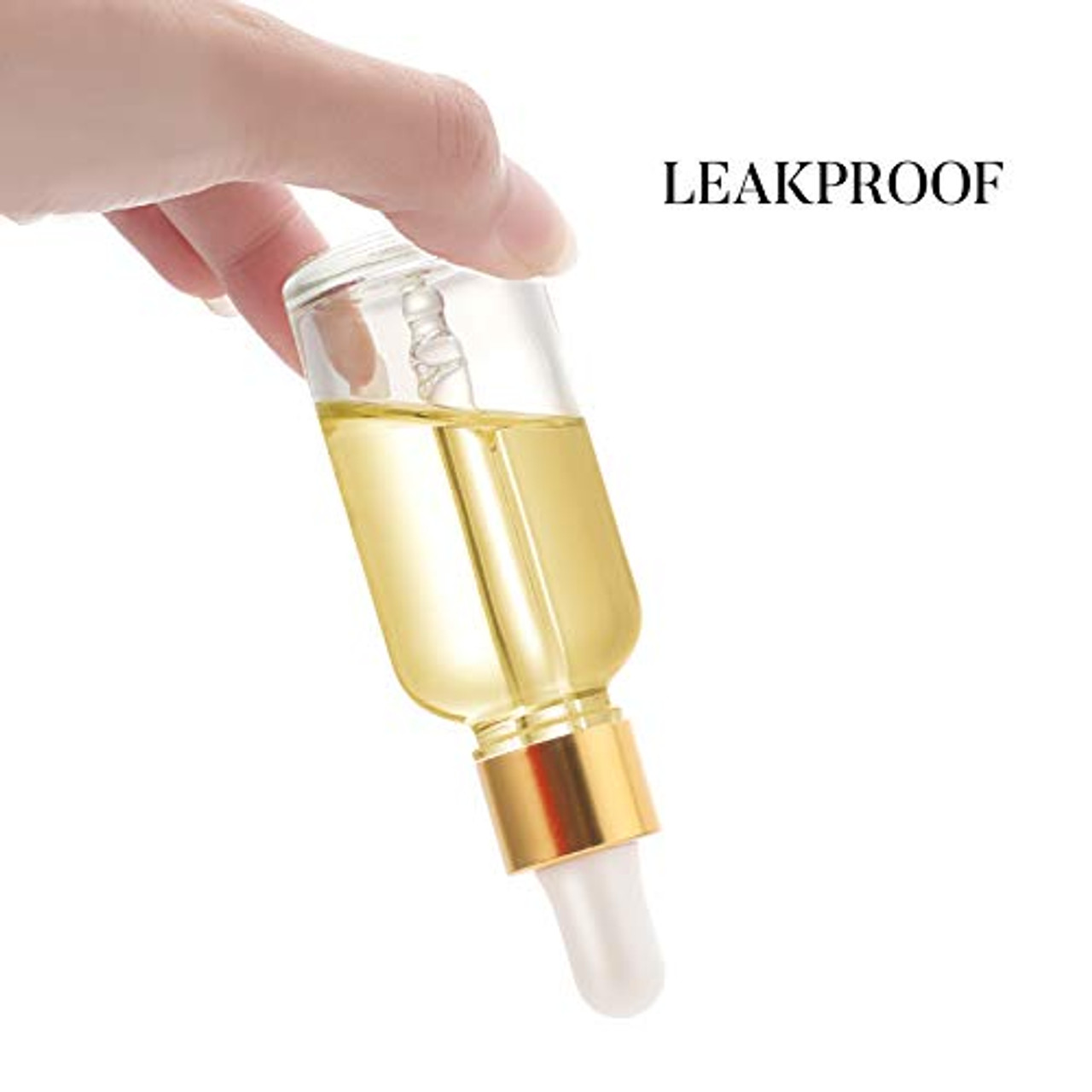 Leak proof Glass Bottles With Essential Oil Dropper And - Temu