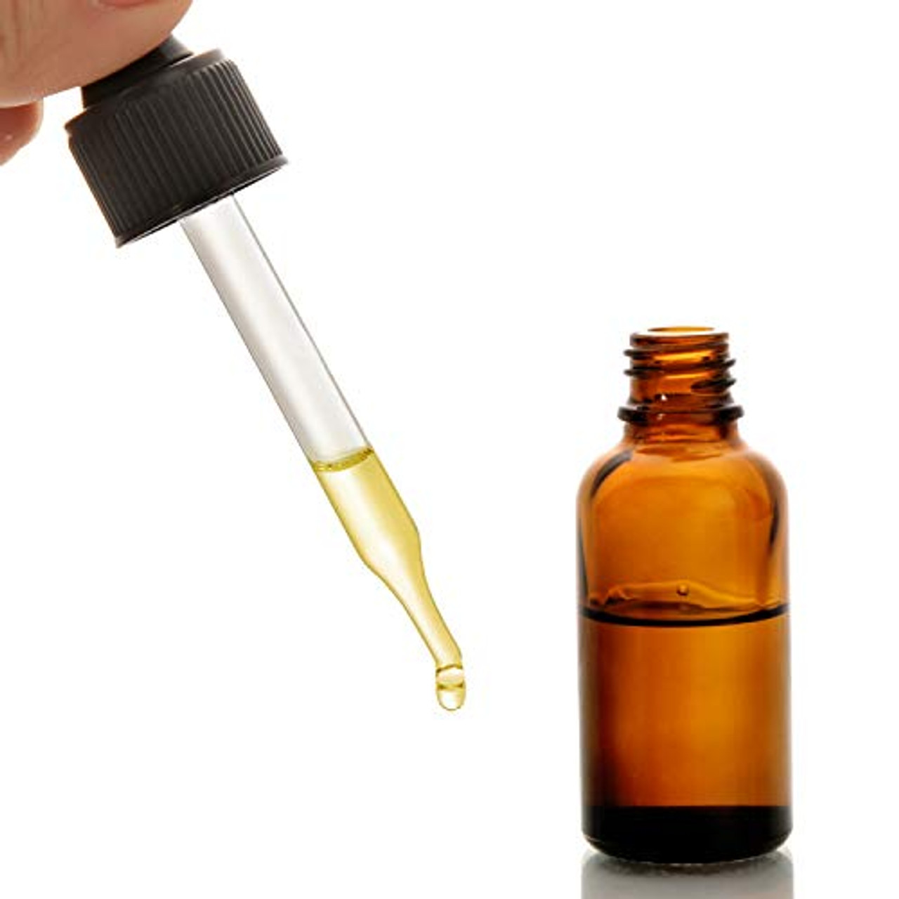 Essential Oil Dropper 2 Types Glass Liquid Droppers Fit for Essential Oils  Perfume 0.25 ml 0.50