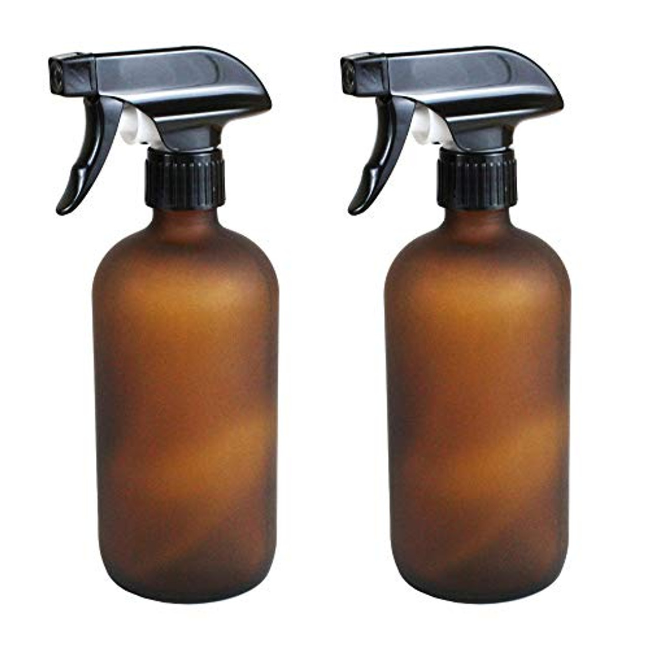 Frosted Glass Amber Spray Bottles Reusable Durable Glass Uv Protection For Your Diy Cleaners Air Fresheners