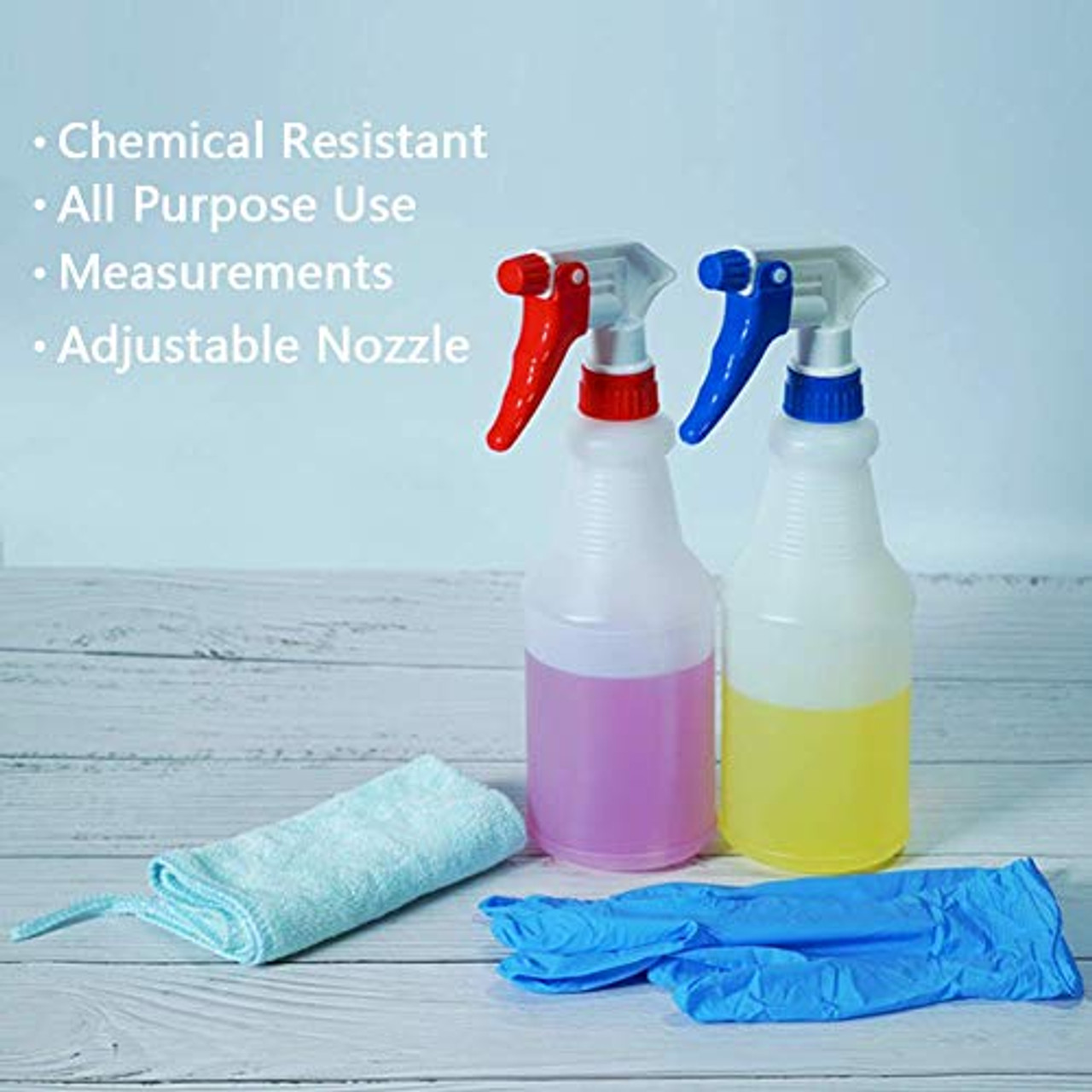 Plastic Spray Bottles Heavy Duty Spraying Bottle Spray Bottle for Gardening  Leakproof Mist Water Bottle