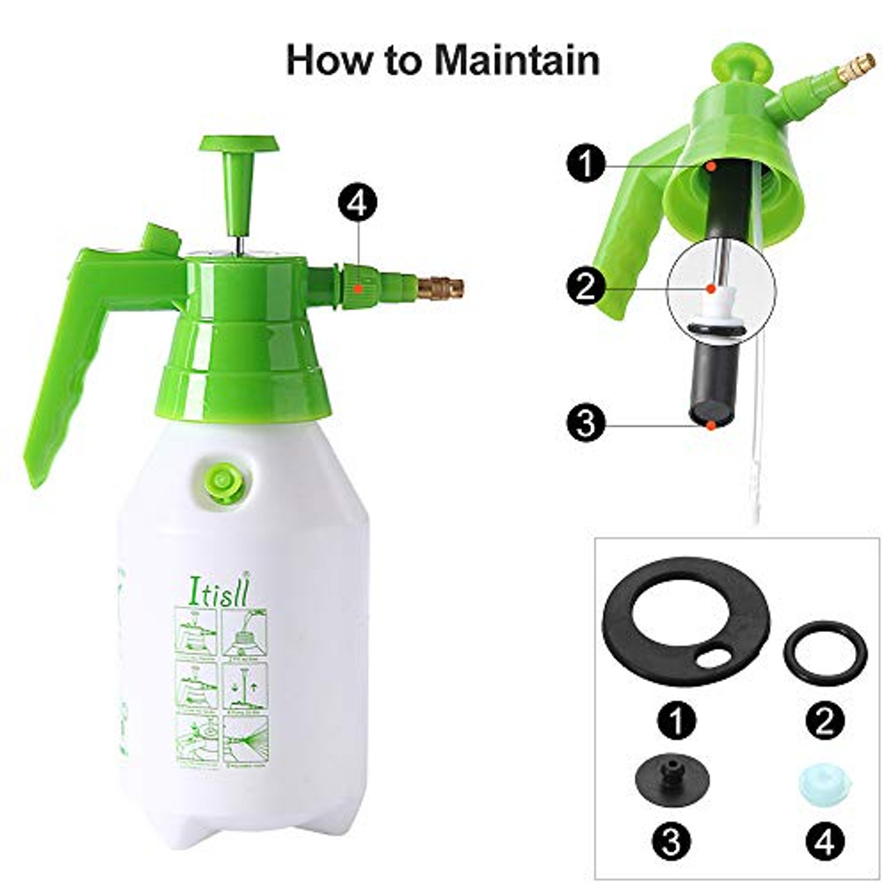 Hand Cleaner: 1 gal Pump Spray Bottle