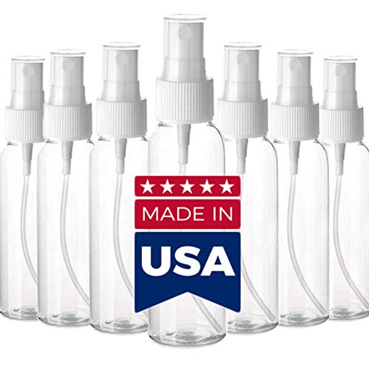 20ml/50ml /100ml Travel Spray Bottle Plastic Transparent Perfume Empty  Atomizer