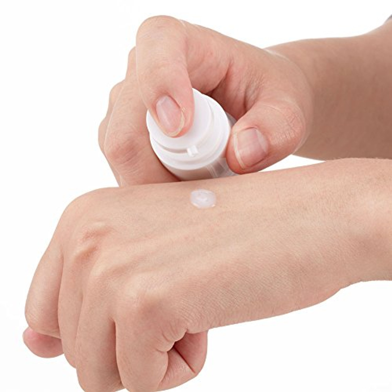 1 Oz 30ml Clear Airless Cosmetic Cream Pump Bottle Travel Size Dispenser  Refillable Containers/Foundation Travel