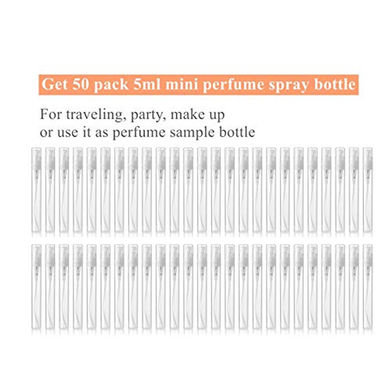 Plastic Atomizers Spray Bottle Alcohol Perfume Mister 5 ml • 3305 Beauty  Makeup Supply