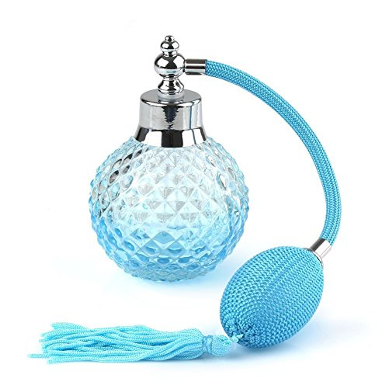 Crystal Art Vintage Style Refillable Perfume Atomizer Long