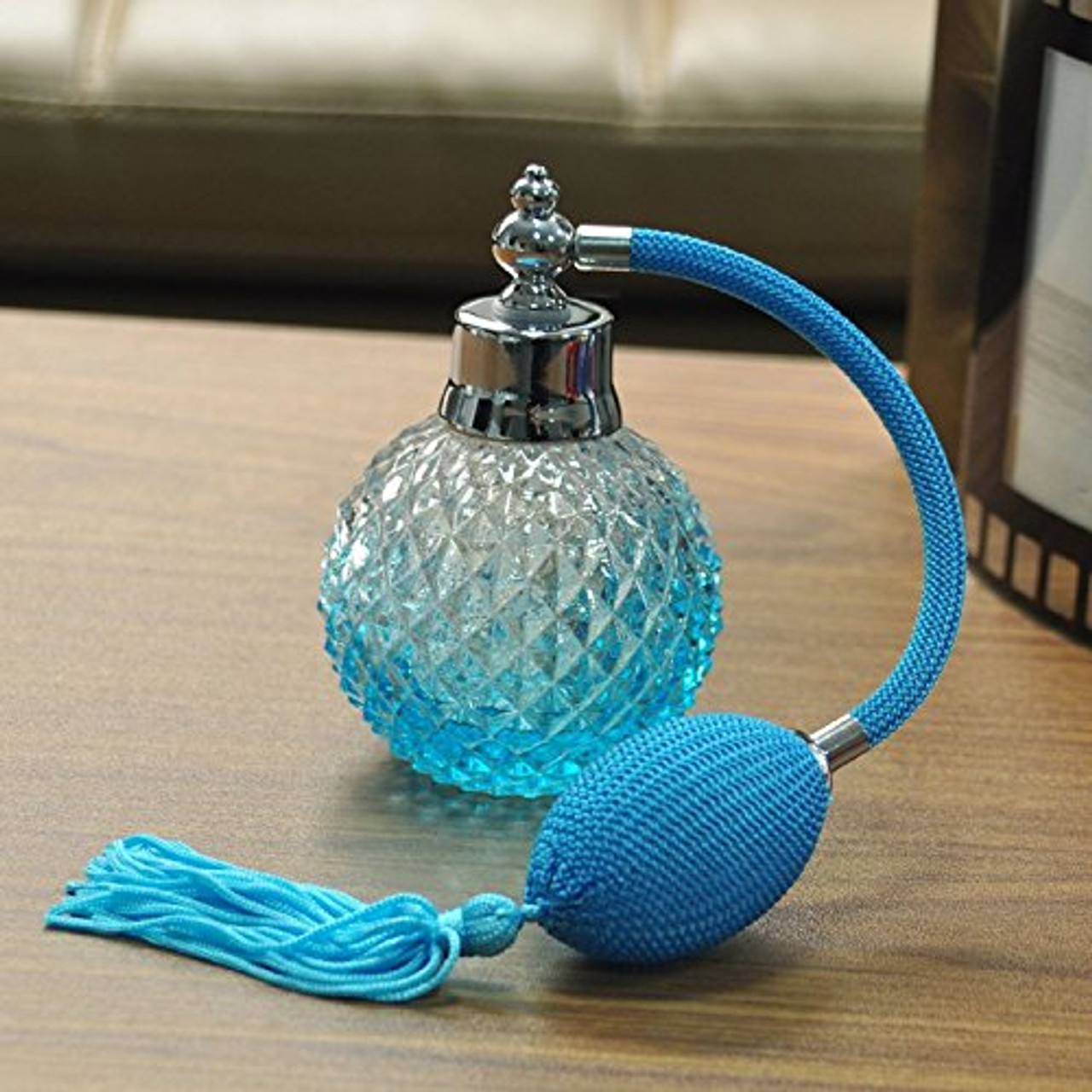 Crystal Art Vintage Style Refillable Perfume Atomizer Long