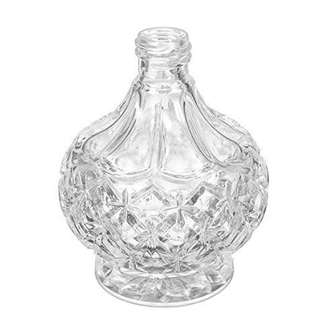 Wholesale Creative Custom Crystal Perfume Bottles Clear Glass Fancy Oud Oil  Bottle For Sales From m.