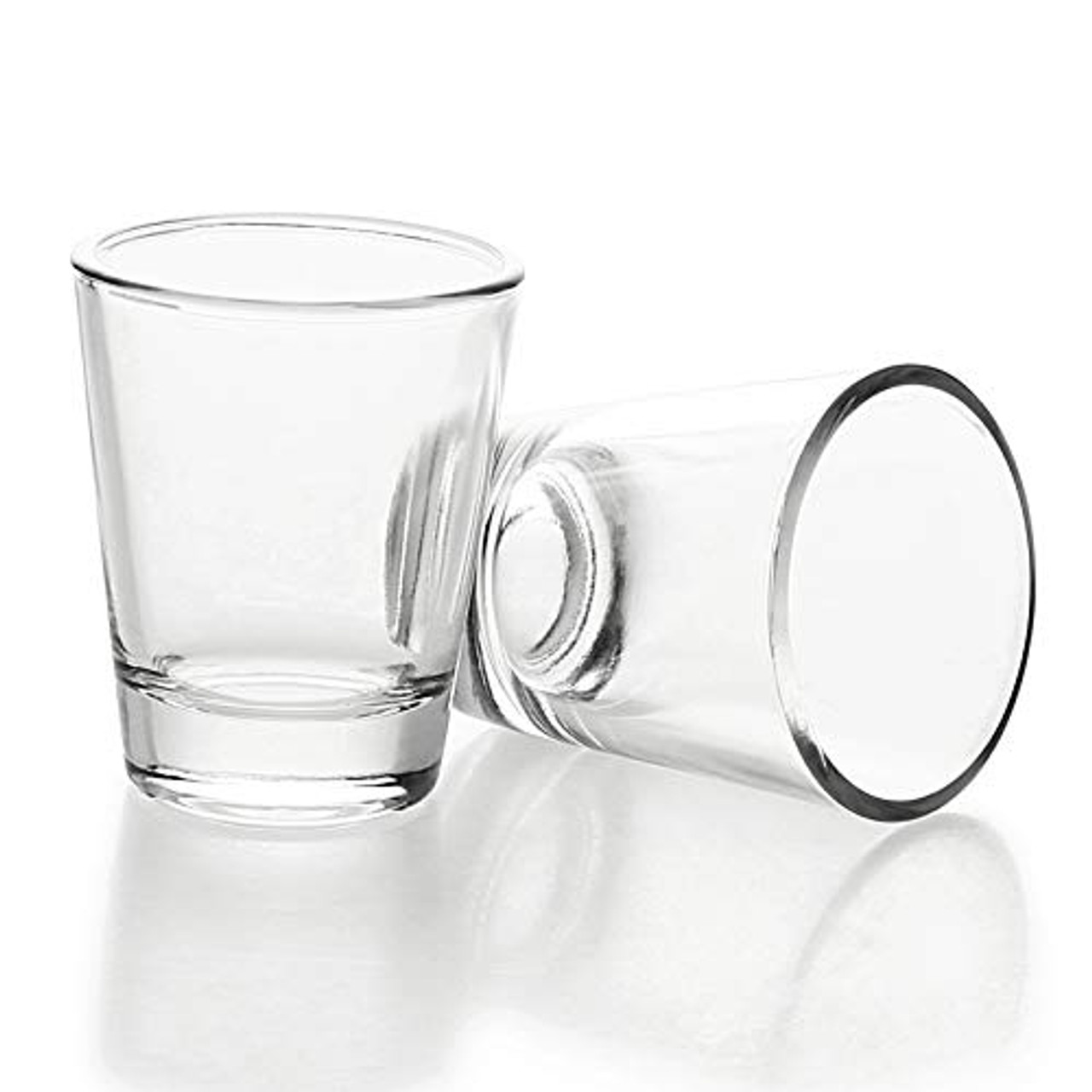 10 Miniature Beer Mugs Shot Plastic Glasses Clear 1 Ounce oz 