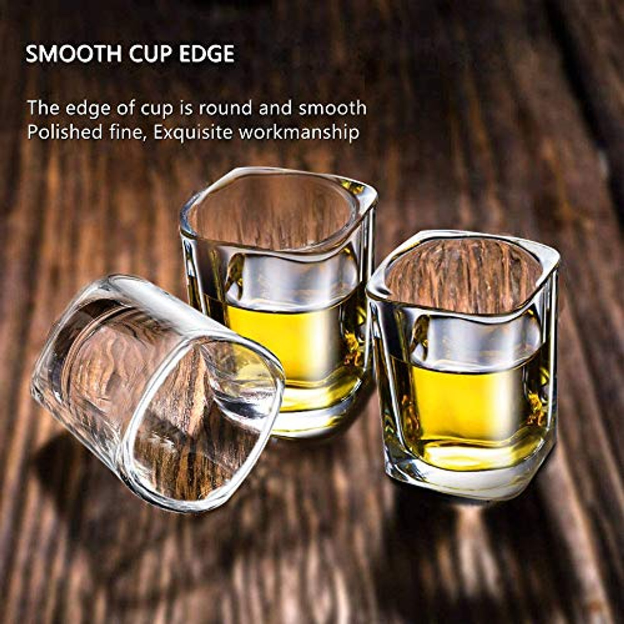 6 Pack Shot Glasses Set Clear Mini Mason Jars Wine Glass Party Cups Catering Bar