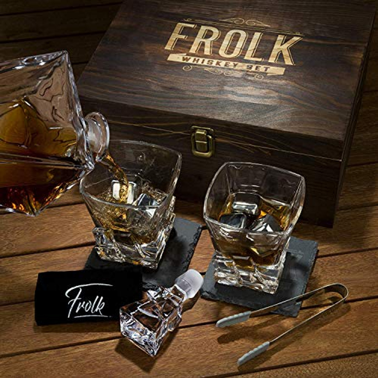 Whiskey 6 XL Bullets Gift Set - Frolk Bar Gift Sets
