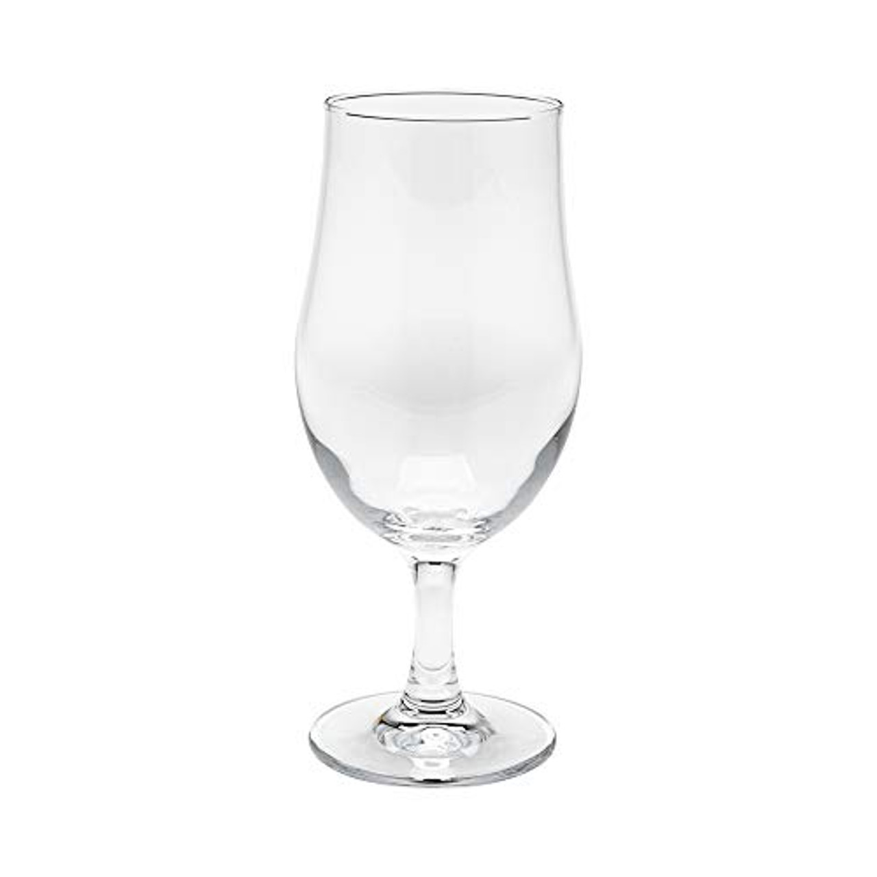 Restaurantware 16 Ounce Craft Beer Glasses, Set Of 6 Flared  Stout -Fine-Blown, Tempered Rim, Narrow Base, Dishwasher-Safe, Clear Glass  Beer Glasses, Lead-Free, For Beers, Ales, Cocktails: Beer Glasses