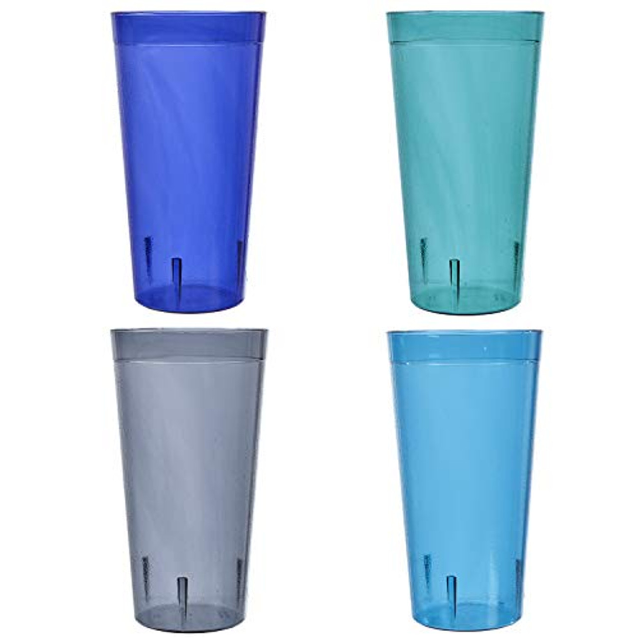 Pack of 12 – 32 Oz Plastic Tumblers Reusable Cups Restaurant Cup Set Drinking  Glasses – Appliances