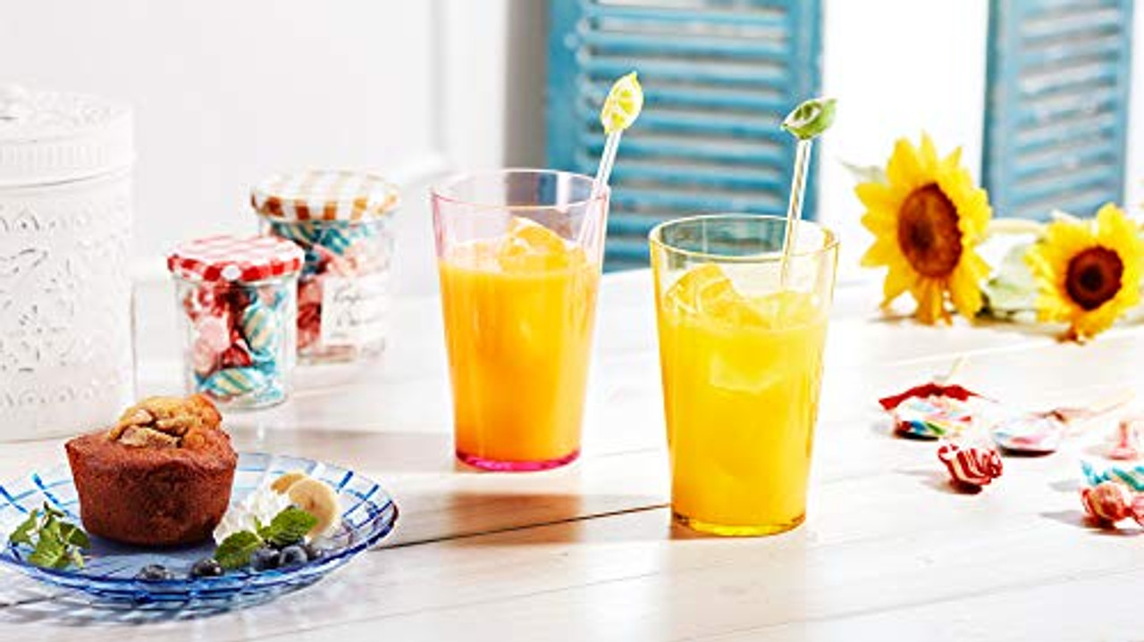 Juice & Smoothie Glass Tumbler Set