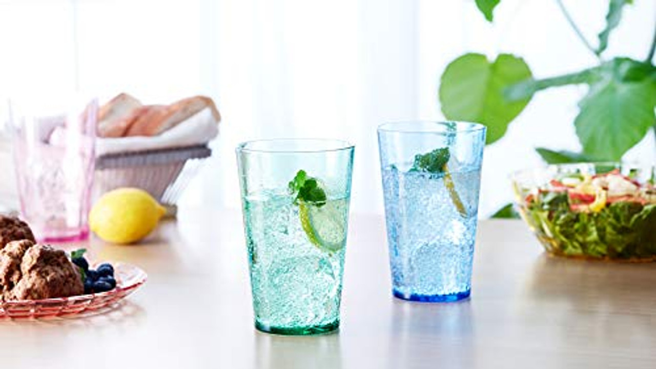 Stackable Juice Glasses Set: Bpa-free, Dishwasher-safe Plastic