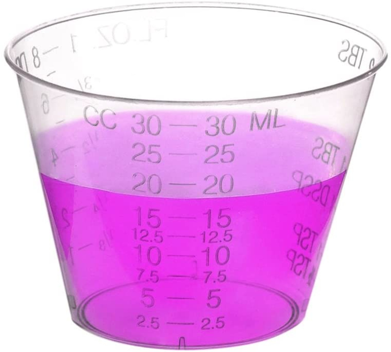 Choice 1 Qt. Purple Allergen-Free Plastic Measuring Cup