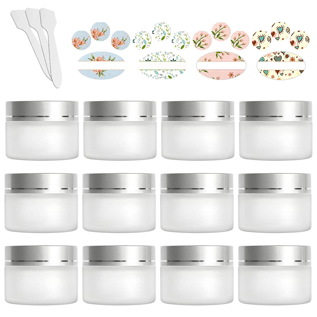 glass jars for face cream