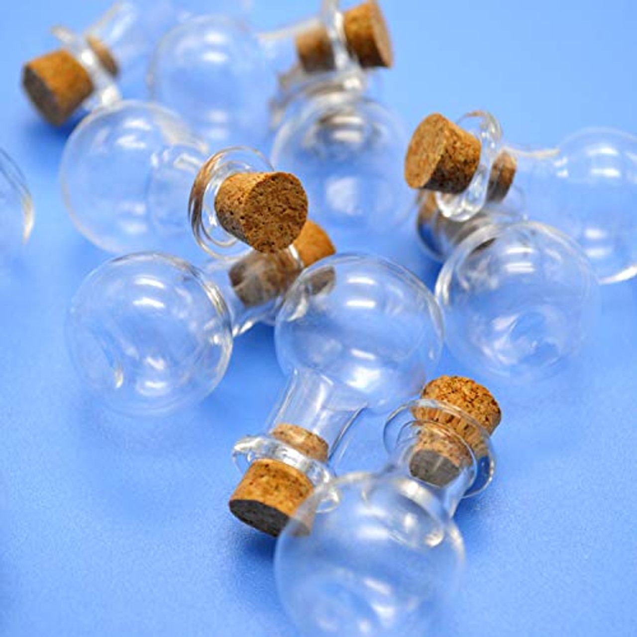 20PCS Tiny Glass Jars Glass Sample Jars Small Glass Jars Small Glass Vials