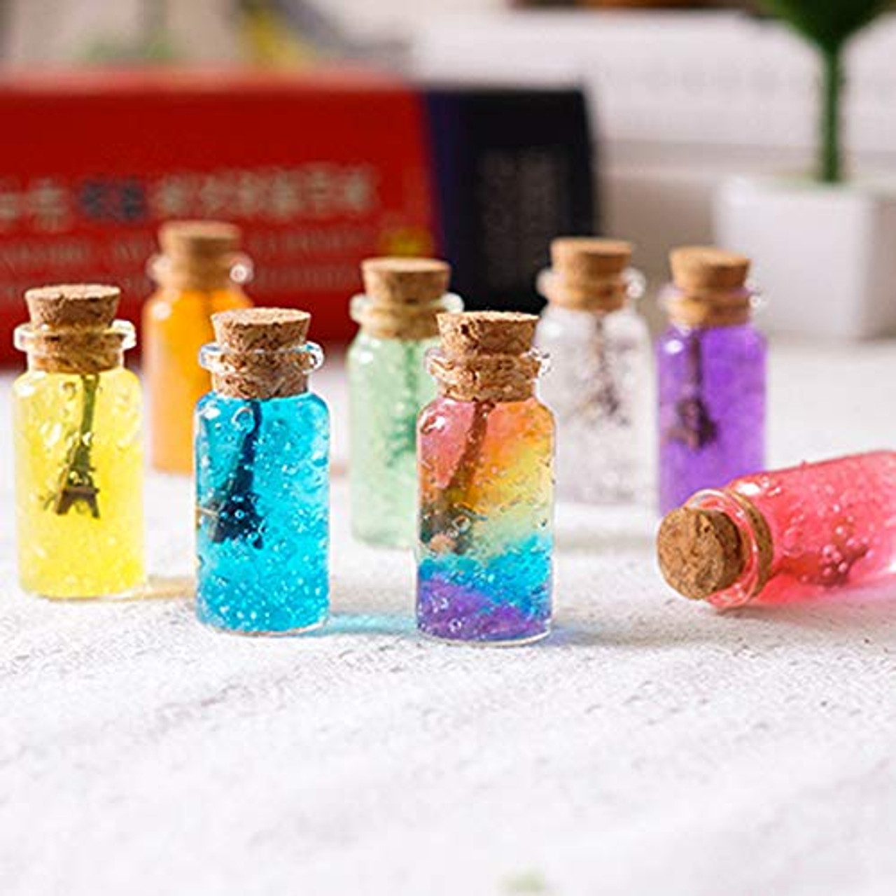 20pcs 5ml Glass Bottle Transparent Thread Bottle Sample Storage