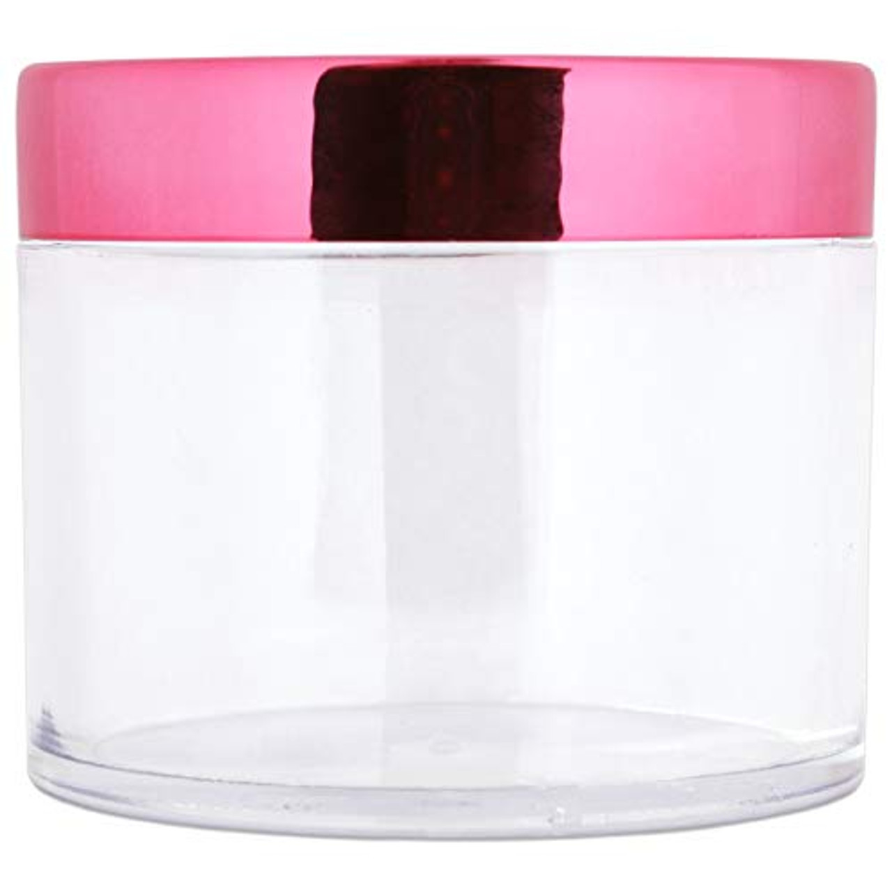 2oz Clear Glass Jar With Insulated Gold Lid for Creams, Skincare