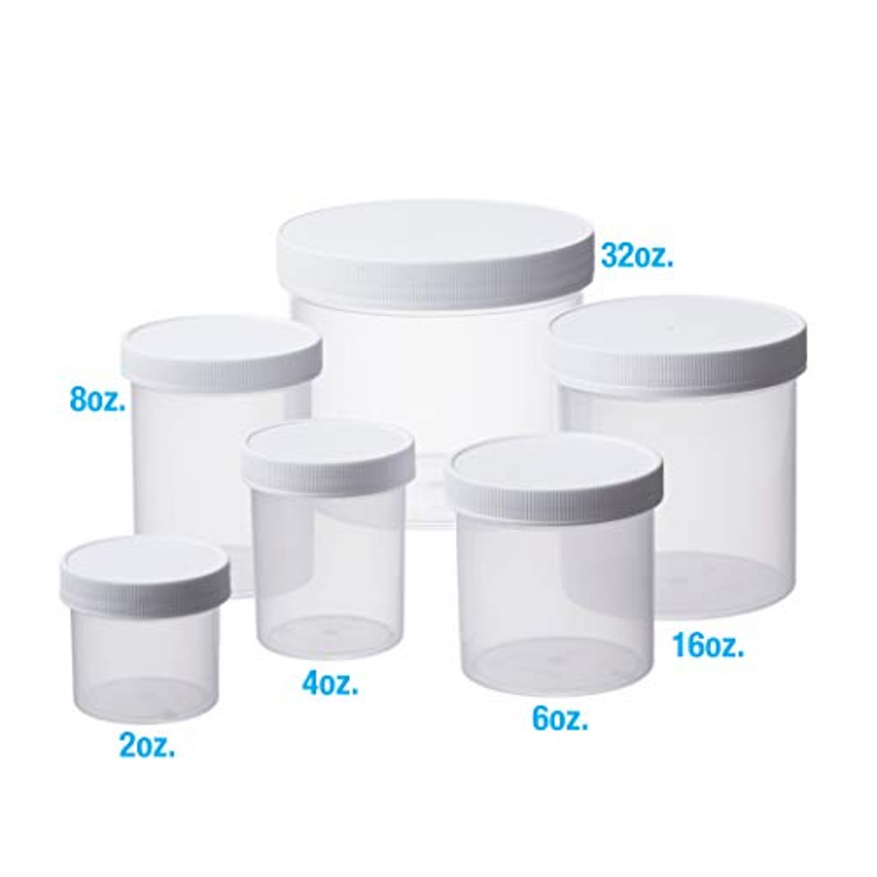 6oz,8oz,12oz,16oz,32oz Plastic Containers With Lids Slime