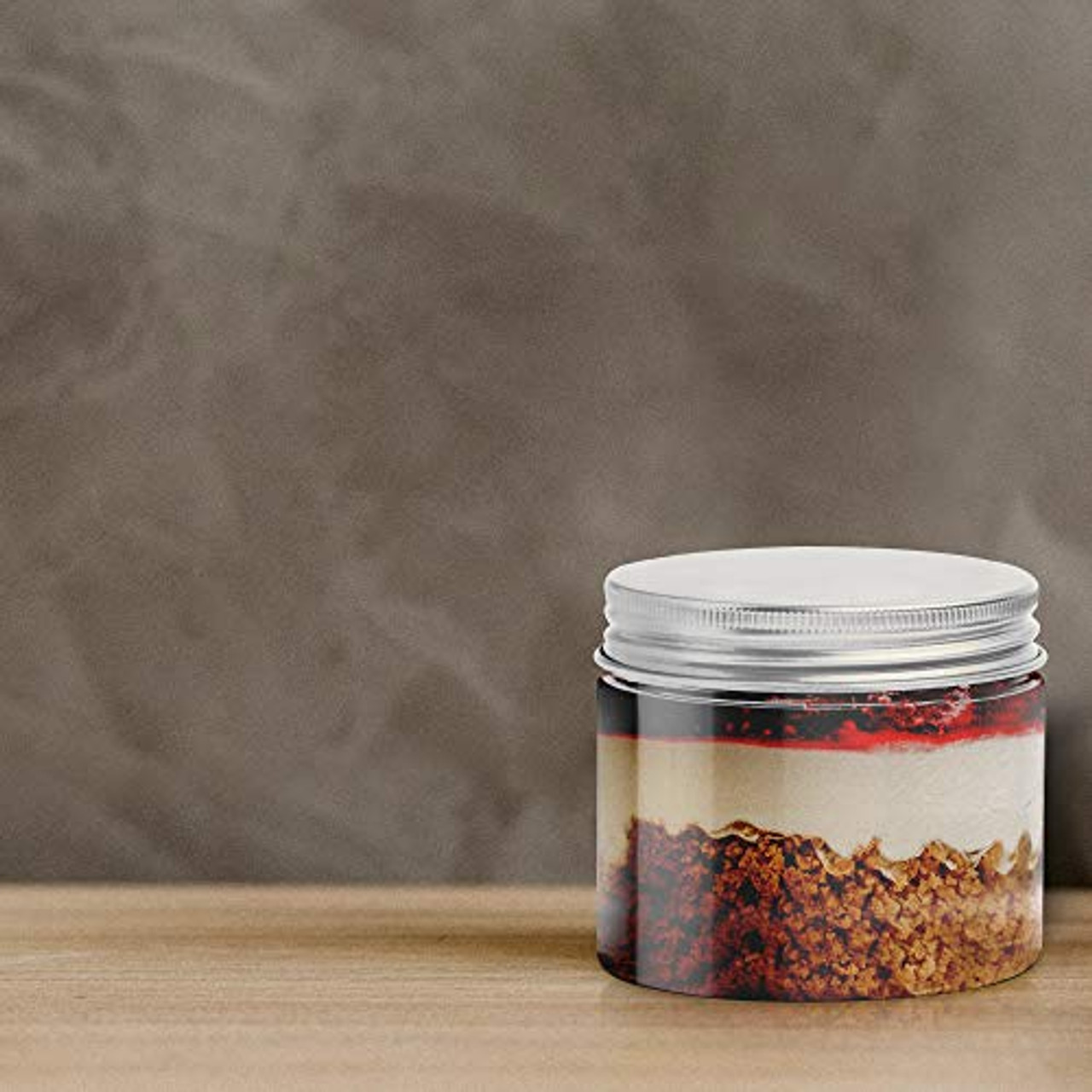 Plastic Jars With Lids, Jar With Lids, Plastic Mason Jar, Storage  Containers For Cosmetics, Slime Storage Jars, Desert Containers, Airtight  Plastic