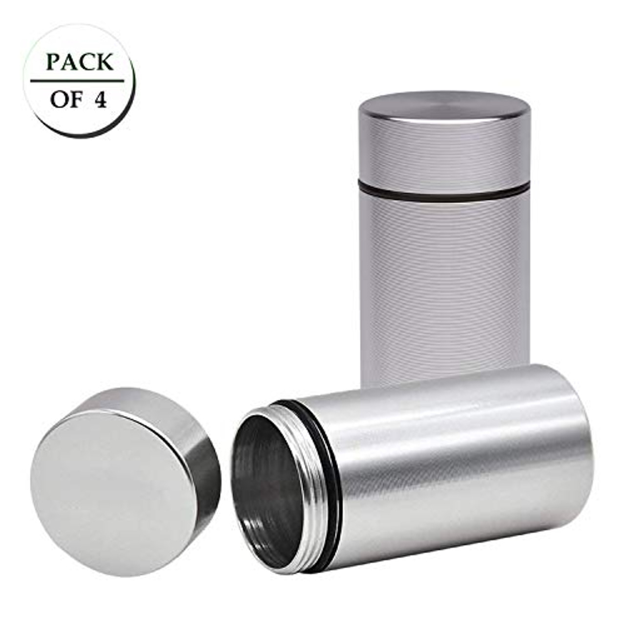 Stash Jar Airtight Smell Proof Jar Aluminum Storage Container. Waterproof  Weed Accessories Durable Multi-Use Portable