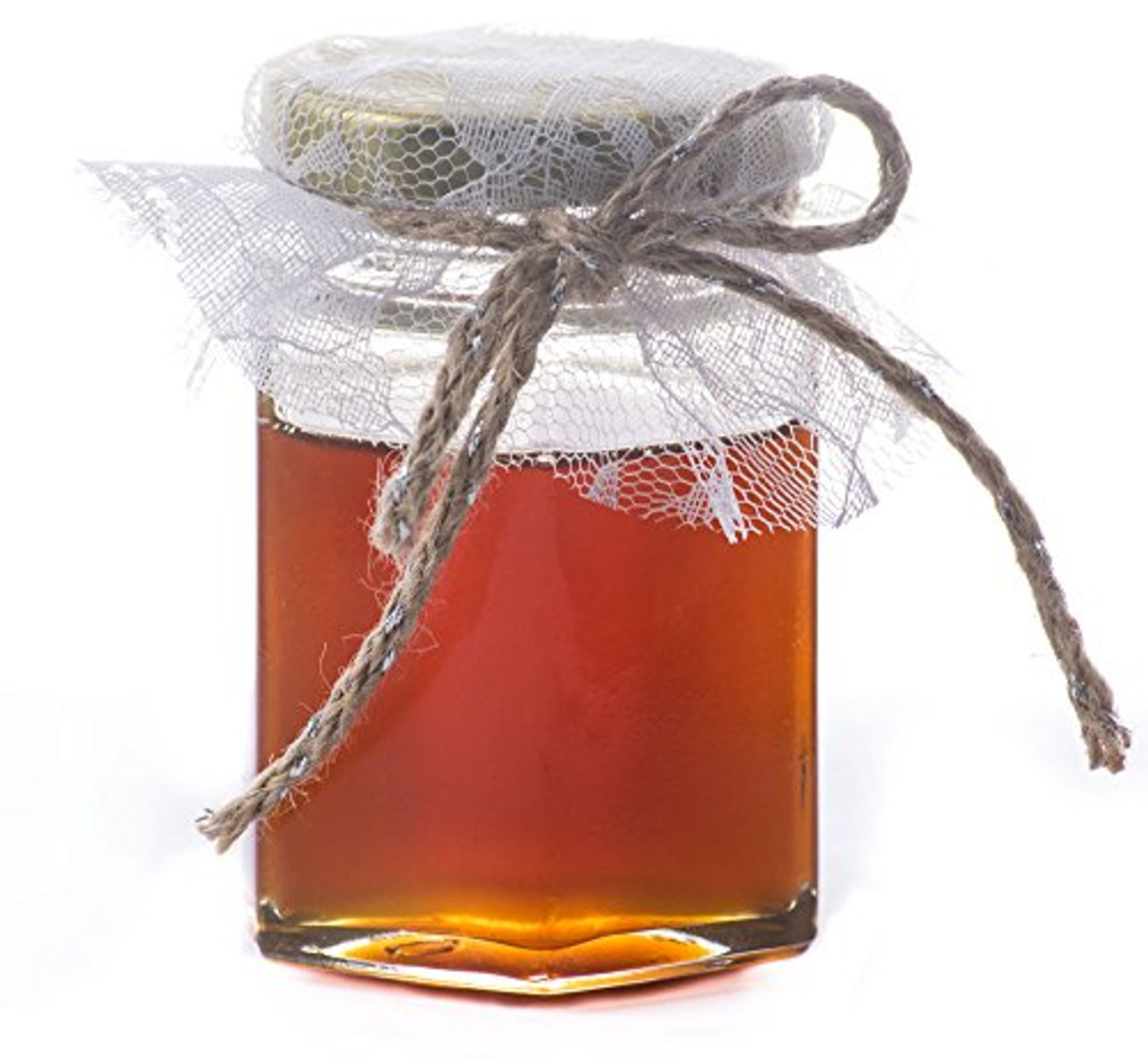 Hexagon Glass Jars 3oz Premium Food-grade. Mini Jars With Lids For Gifts,  Wedding Favors, Honey