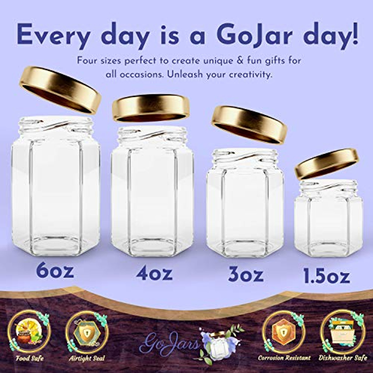 GELATO JAR 500CC (16.90 fl. oz.) WITH LIDS - Pint - Each Case