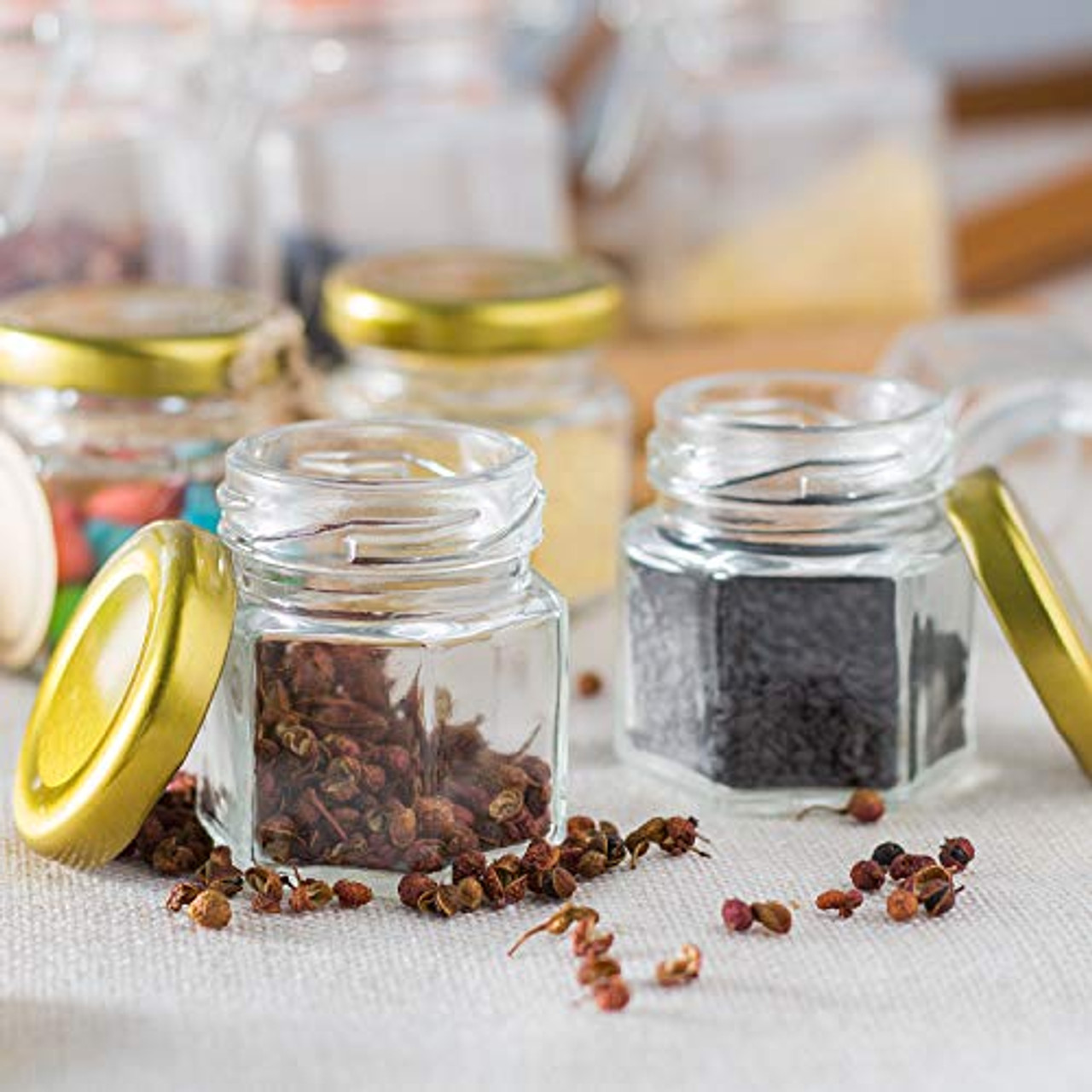 8Oz Spice Jar With Shaker Lids,Empty Spice Jars Bottles Seasoning Containers  For Storing Spice,Herbs,Seasoning Powders - AliExpress