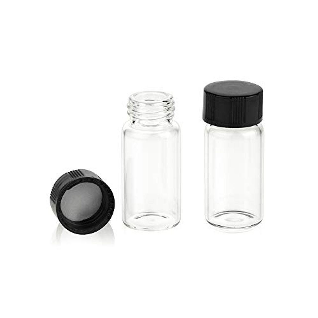 100pcs Small screw-top round transparent plastic box PP box product  packaging Container Box
