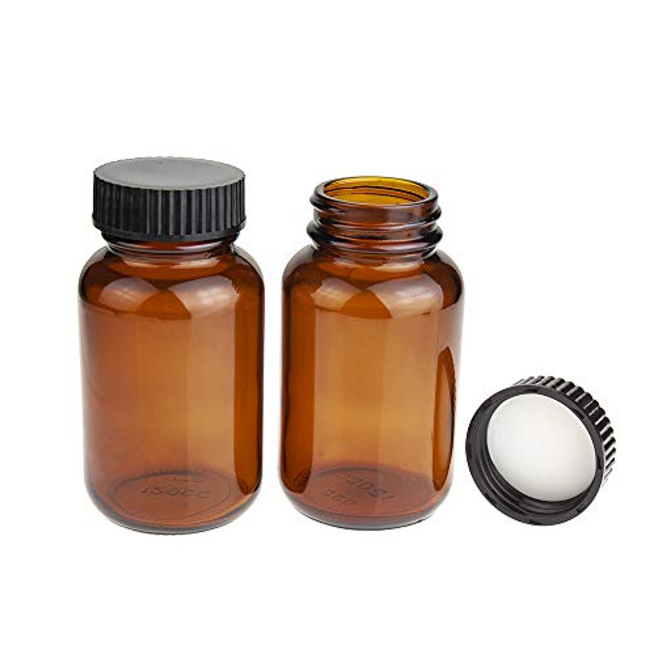 Glass medicine bottle amber glass capsule bottle 120ml