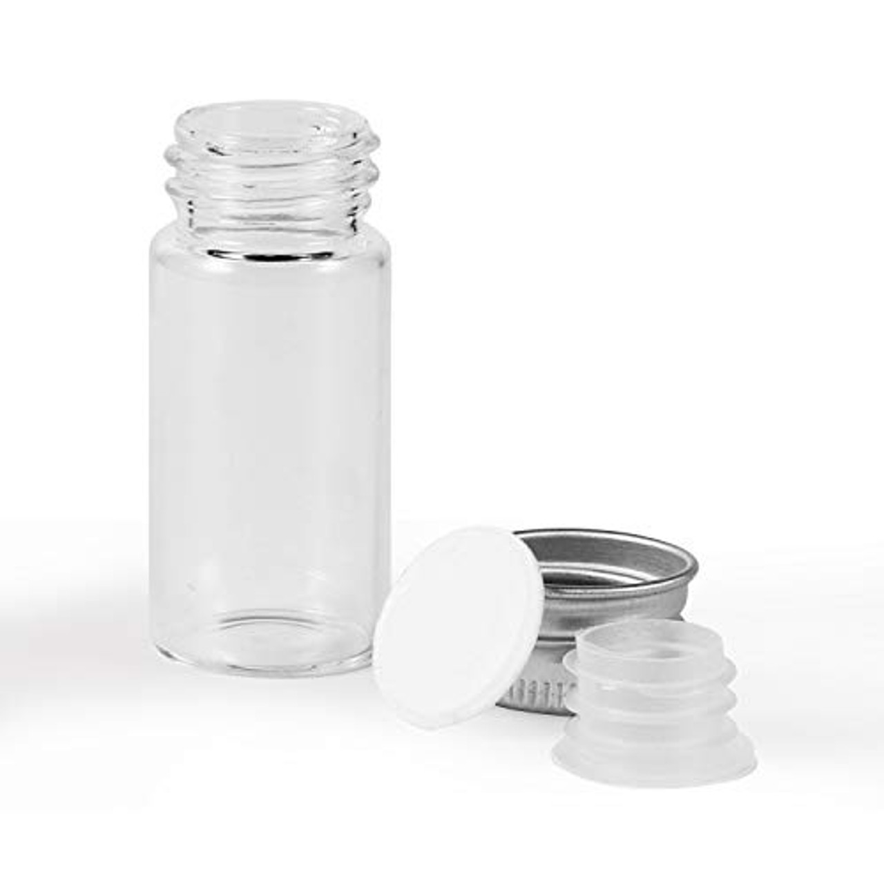5ml Graduated Plastic Vials, Leak-proof Screw Cap With Frosted