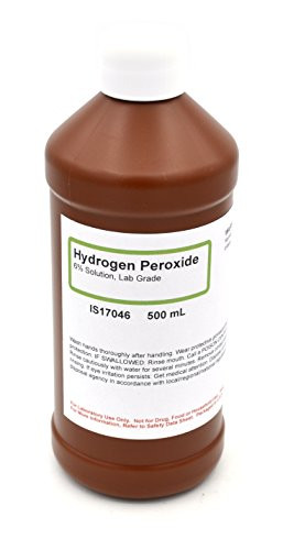 6% Laboratory-Grade Hydrogen Peroxide, 500mL - The Curated Chemical ...