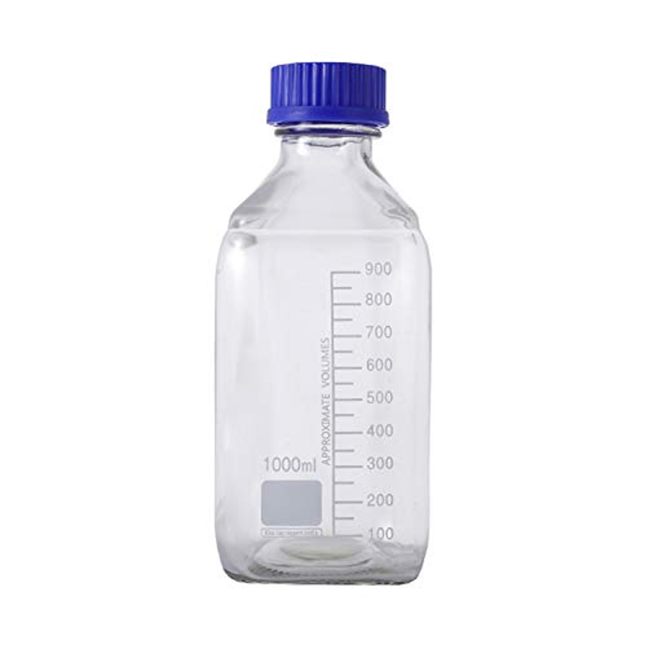 Uxcell 20mL Media Storage Bottle, 15 Pack Reagent Media Bottle Glass Bottles  with Plastic Screw Cap for Lab, Clear 