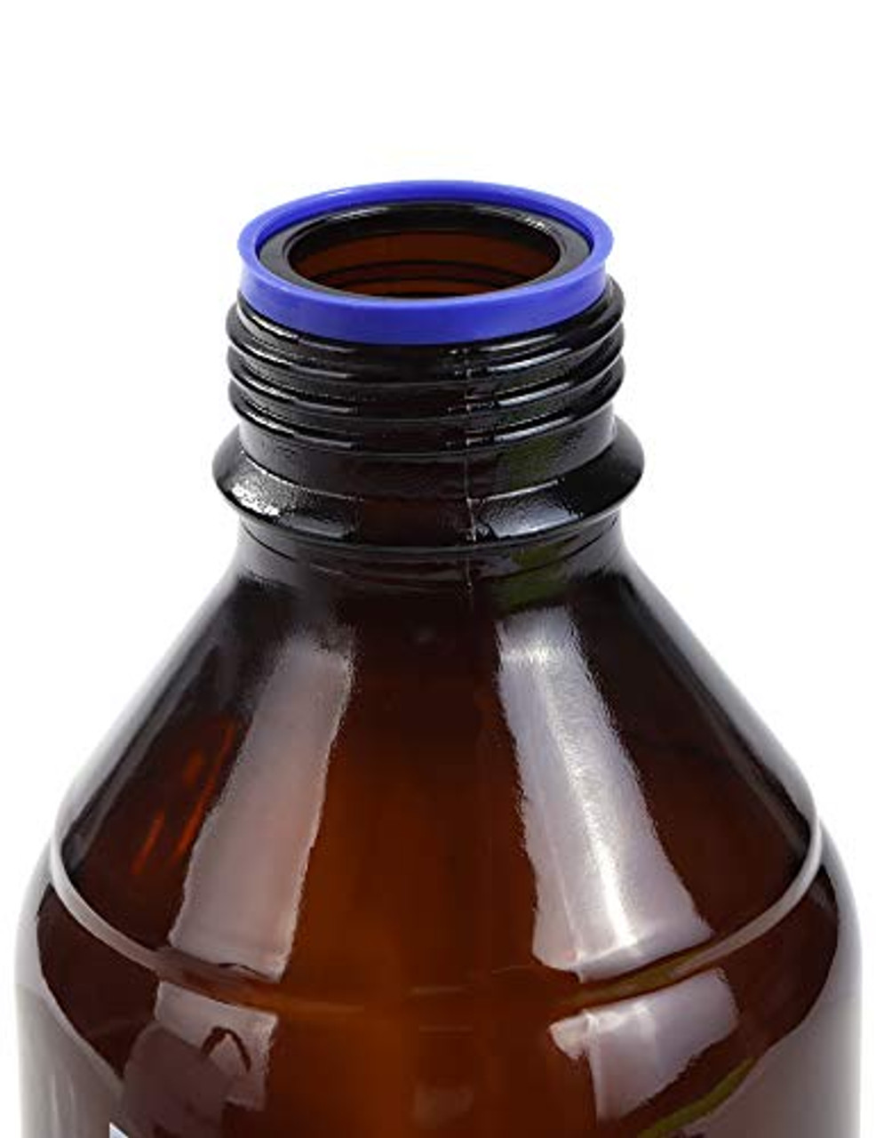 Amber Glass Blake Bottle with Polypropylene Cap, 3 oz