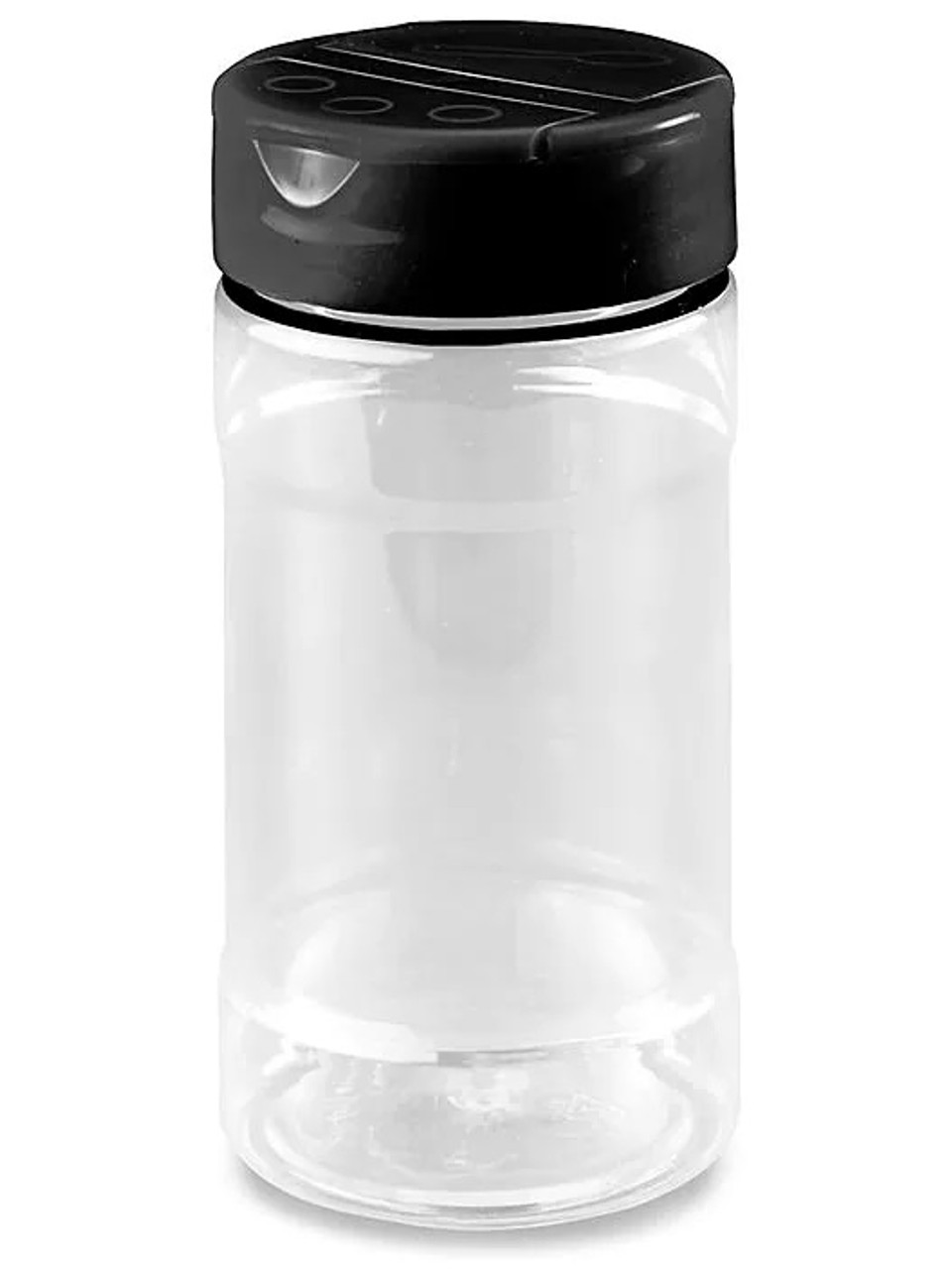 SpiceLuxe 8 oz Spice Jars with Lids - Square Clear Glass Spice Bottles with  Airtight Caps (8 Pack, Black cap)