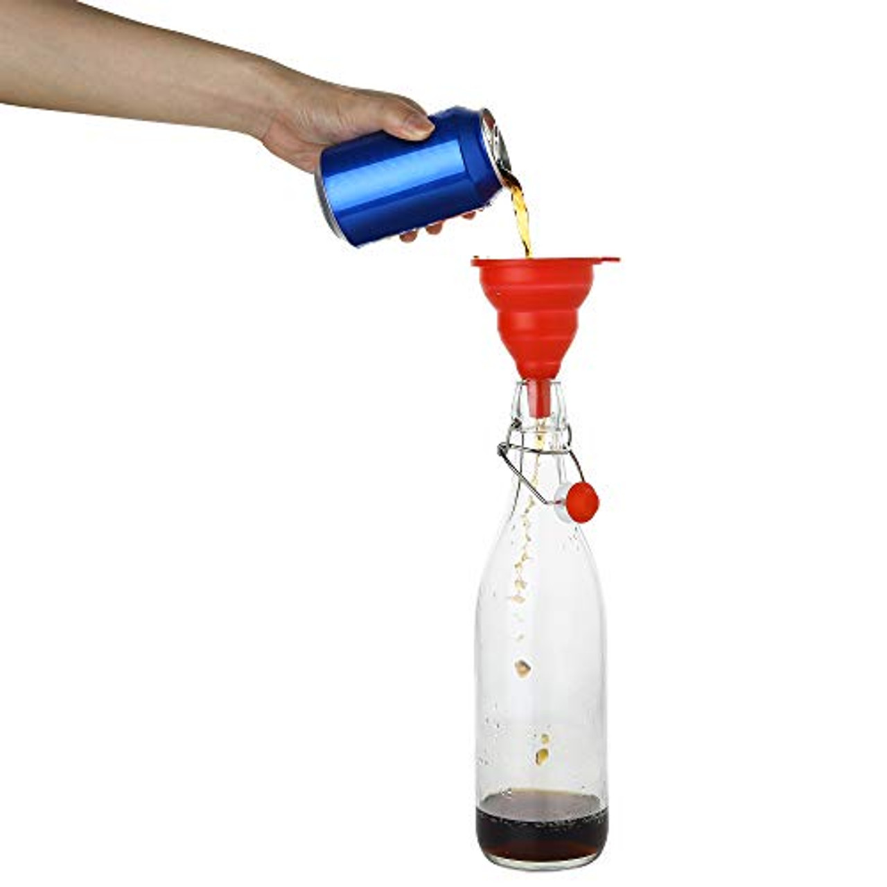 Glass Bottle,Leak Proof, 1 Litre, Pack of 2,  Milk,juice,water,storage,Restaurant,fridge storage