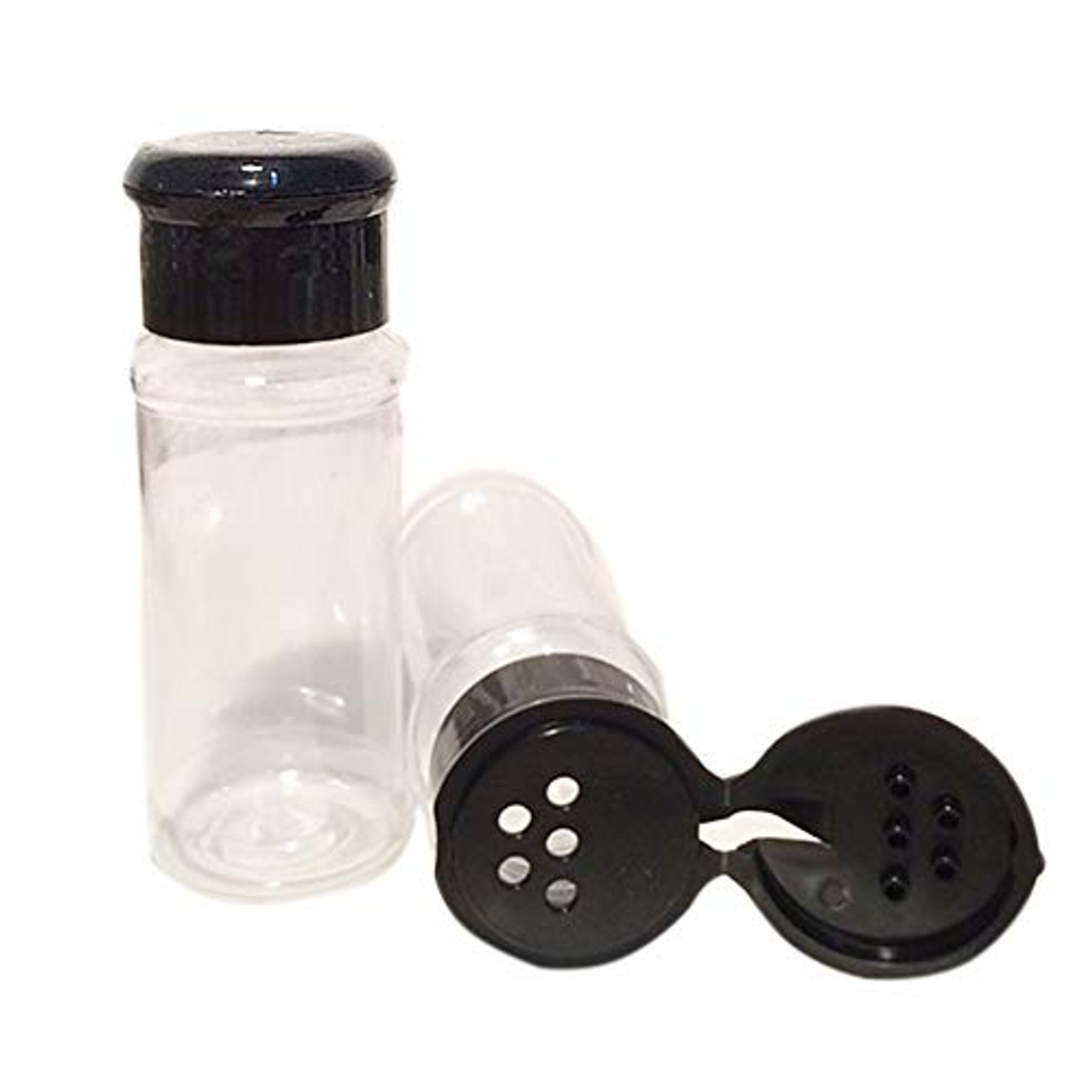 Set of 28 Pcs Empty Plastic Spice Bottles for Storing Barbecue