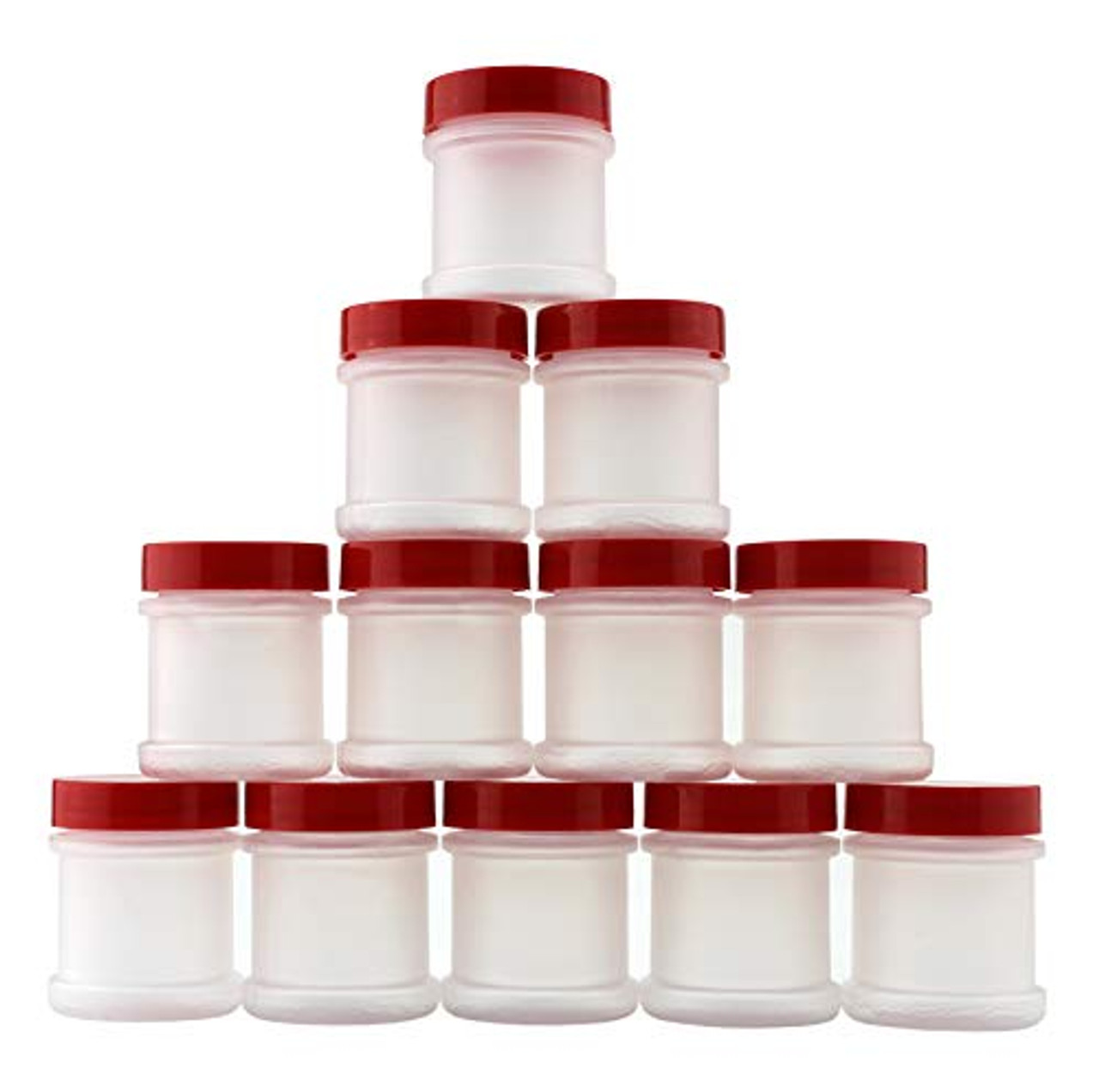 Mini Plastic Spice Jars w Sifters 12 Pack 2 Tablespoon Capacity