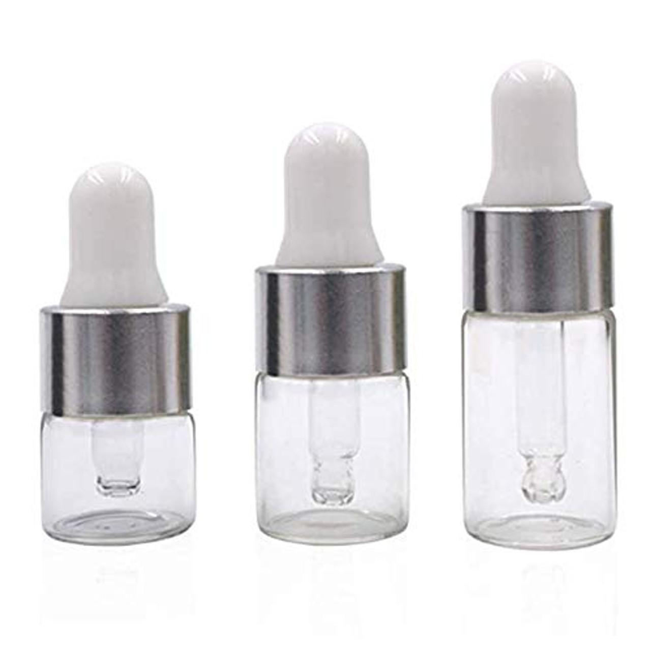 Simple Design French Crystal 3ML Clear Essential Oil Perfume Women Bottles  Gifts