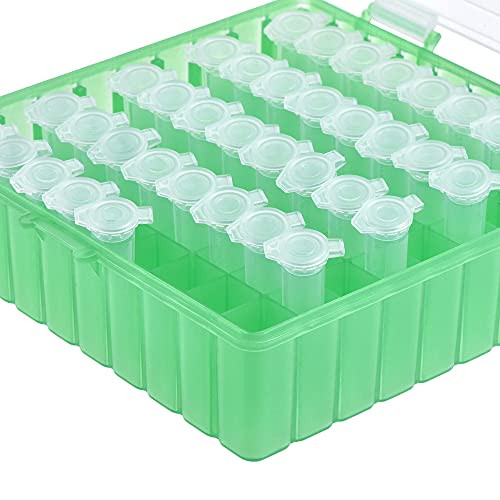 uxcell Centrifuge Tube Freezer Storage Box 100 Places Waterproof