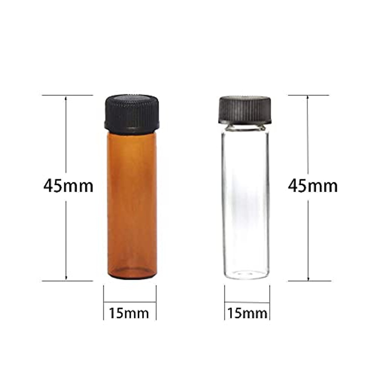 Empty Anointing Oil Bottles: 1 Dram (Box of 144)